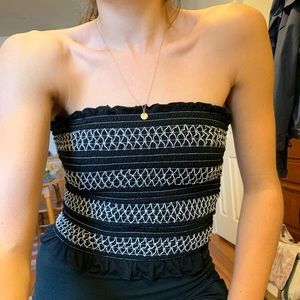 American eagle ruched tube top
